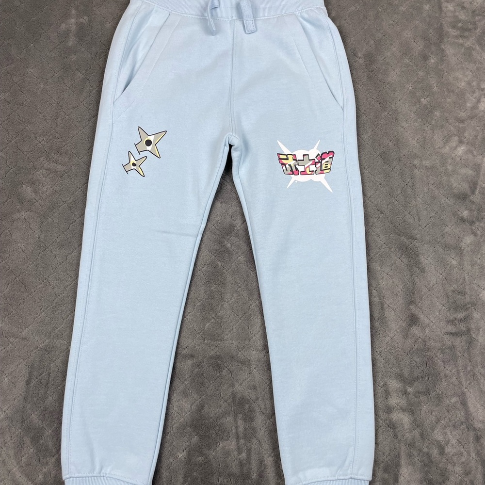 Jordan Craig Kids Sky Blue Graphic Joggers‎
